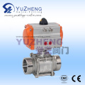 3PC Male Thread Ball Valve with Pneumatic Actuator